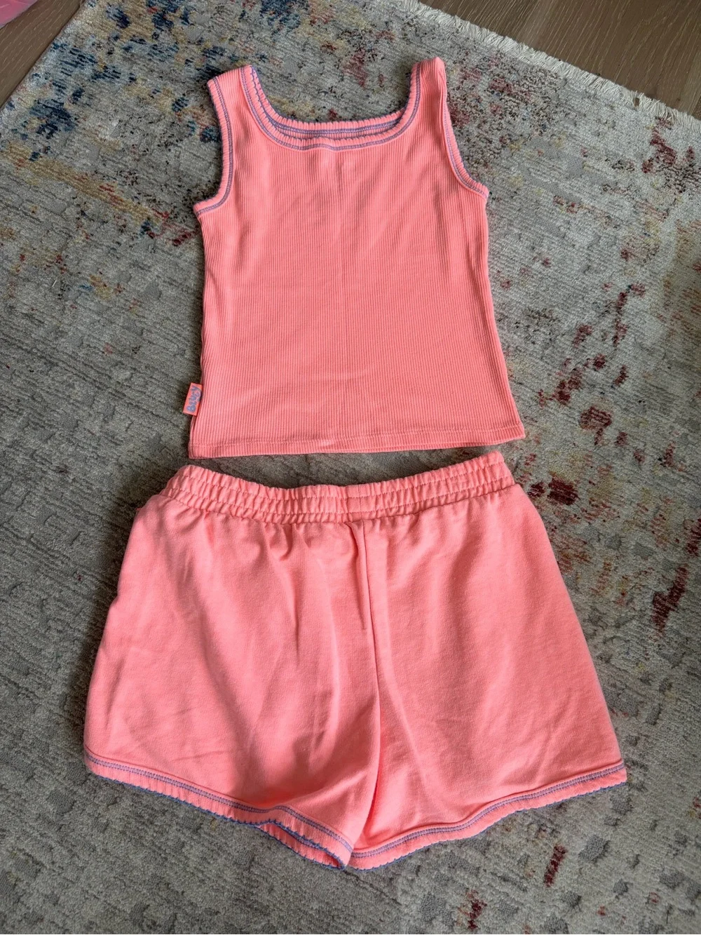 Bluey Girls Tank and Shorts Set, size M 7/8